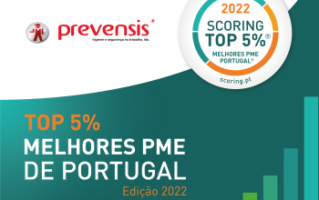 Prevensis recebe a Certificação “TOP 5% MELHORES PME”